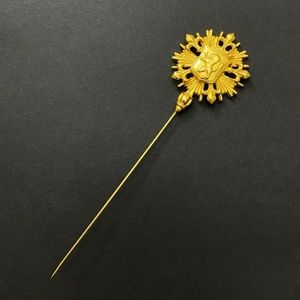 Vintage BEN-AMUN  Gold Plated  PIN BROOCH